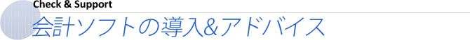 会計ソフト導入サポート