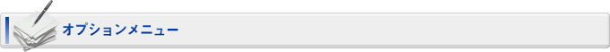 オプションメニュー