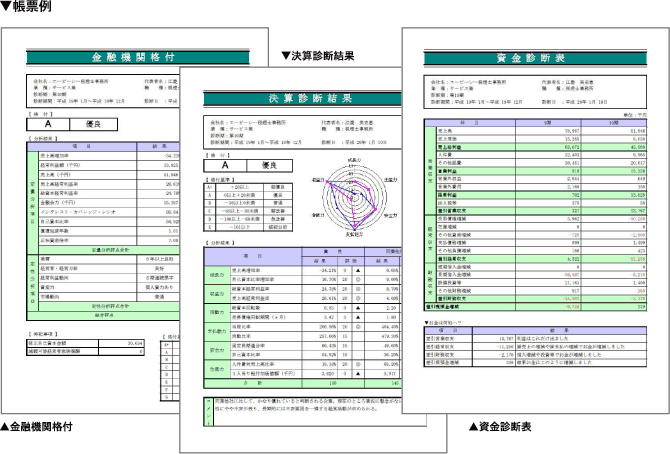 銀行格付診断書